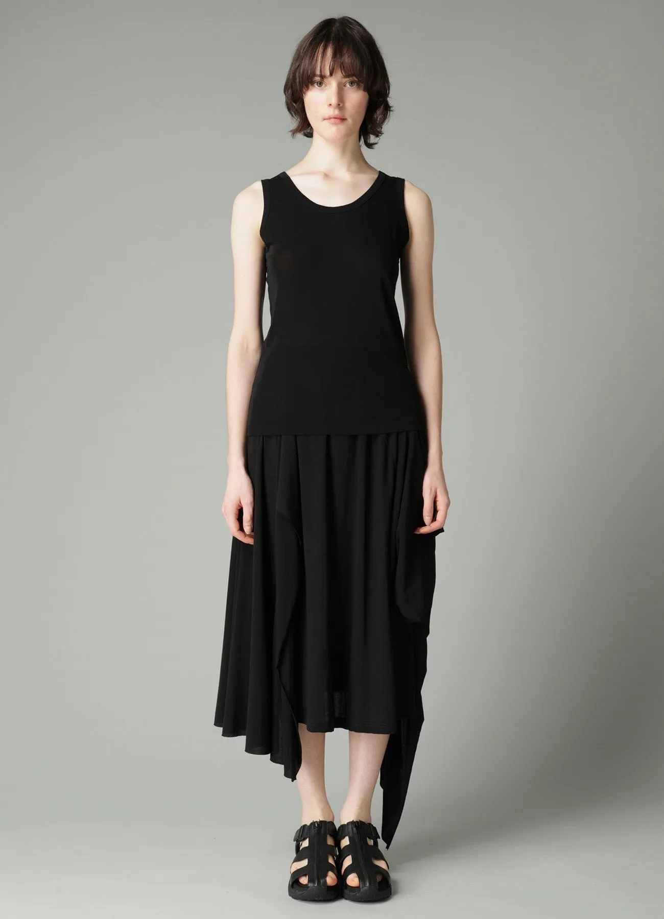 HIGH TWISTED SINGLE JERSEY TANK TOP sold by Yohji Yamamoto product image thumbnail 5