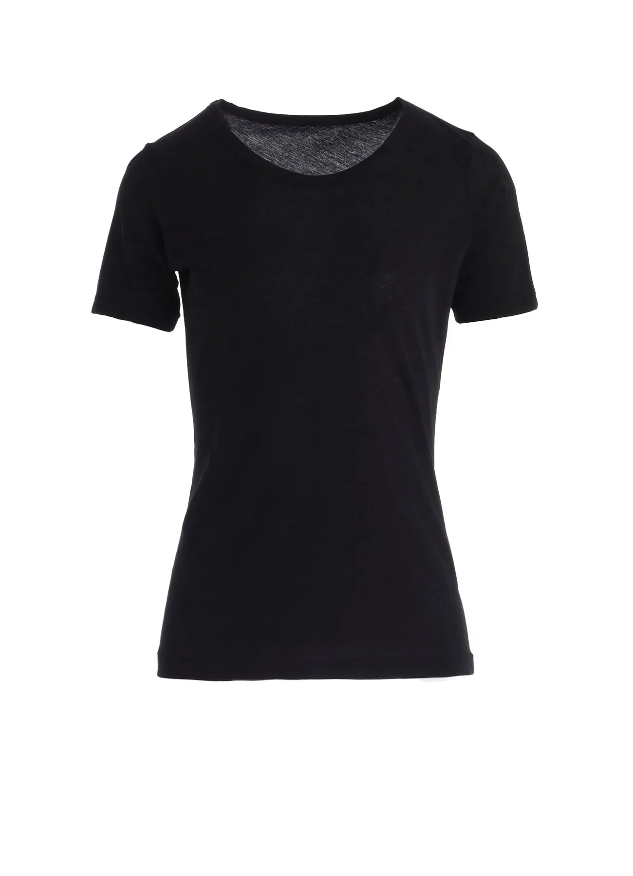 HIGH TWISTED SINGLE JERSEY SHORT SLV ROUND NECK T sold by Yohji Yamamoto