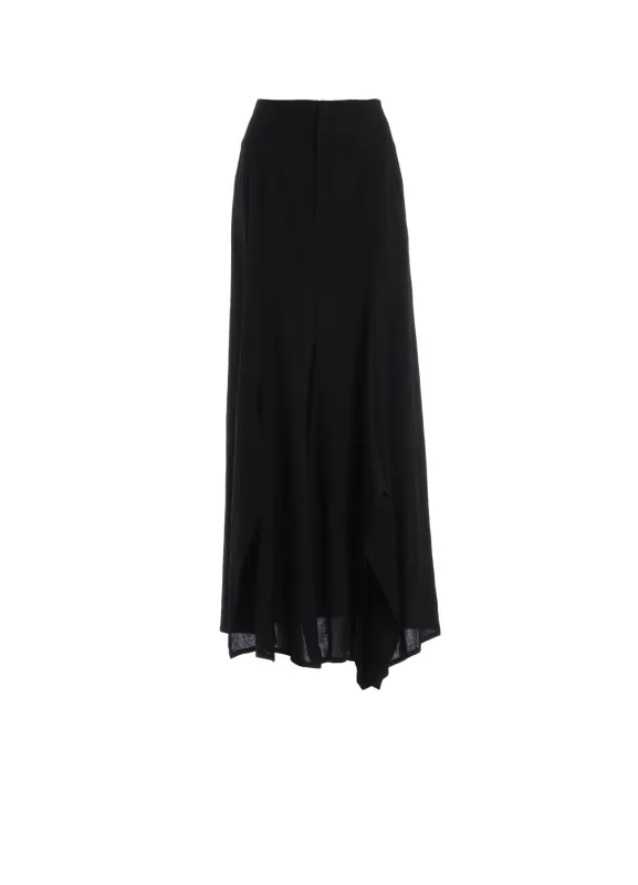 CELLULOSE/ LINEN LAWN F FLARE SKIRT made by Yohji Yamamoto