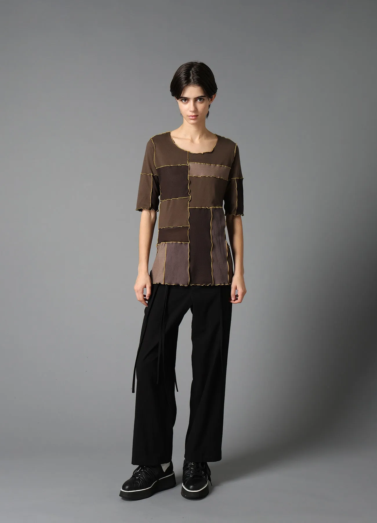 PATCHWORK PATCHWORK T-SHIRT sold by Yohji Yamamoto product image thumbnail 4