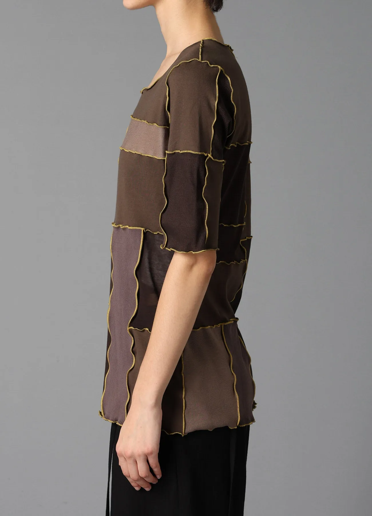 PATCHWORK PATCHWORK T-SHIRT sold by Yohji Yamamoto product image thumbnail 5