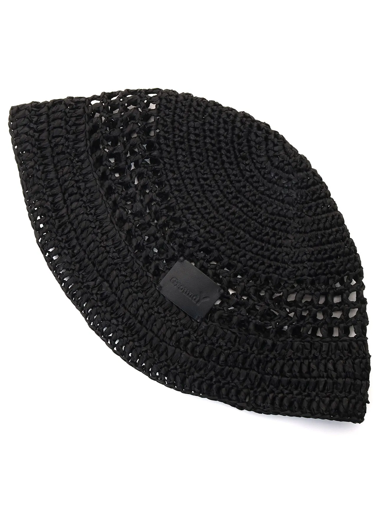 PAPER YARN CROCHET HAT sold by Yohji Yamamoto product image thumbnail 2