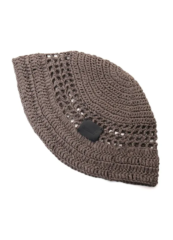 PAPER YARN CROCHET HAT made by Yohji Yamamoto