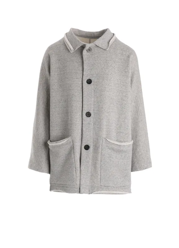 COTTON CELLULOSE FLEECE JACKET made by Yohji Yamamoto