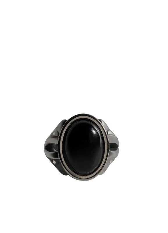SV/ONYX/GM LEGACY RING BK made by Yohji Yamamoto
