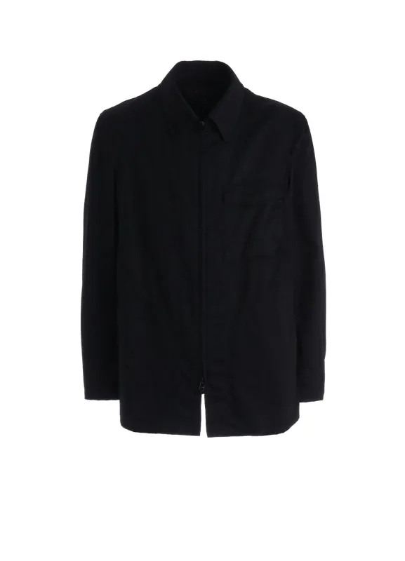 COTTON TWILL ASYMMETRIC POCKET JACKET made by Yohji Yamamoto