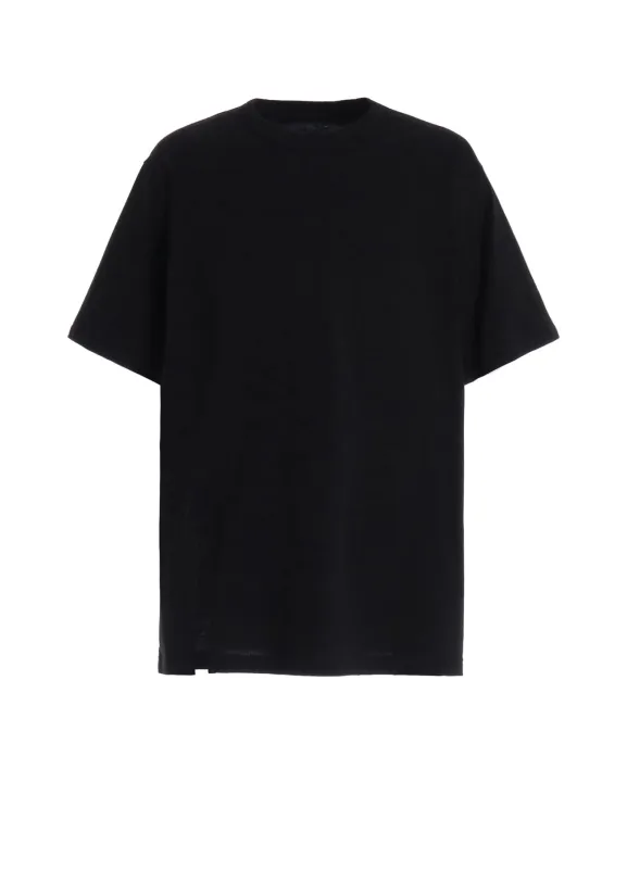 30/COTTON JERSEY FRONT SLIT T-SHIRT made by Yohji Yamamoto
