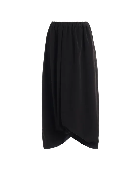 TA/PE SUPER VIYON TUSSER TUCK SKIRT sold by Yohji Yamamoto