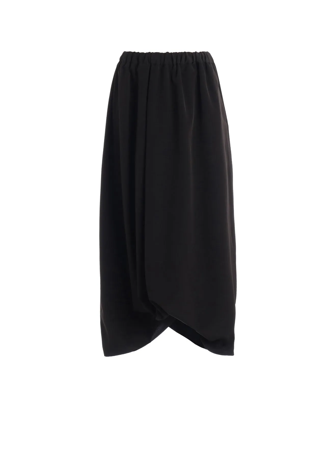 TA/PE SUPER VIYON TUSSER TUCK SKIRT sold by Yohji Yamamoto