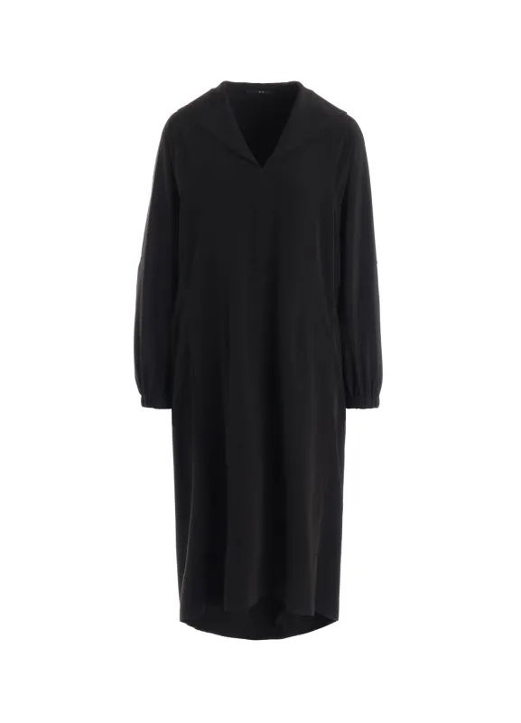 TA/PE SUPER VIYON TUSSER SAILOR COLLAR DRESS made by Yohji Yamamoto