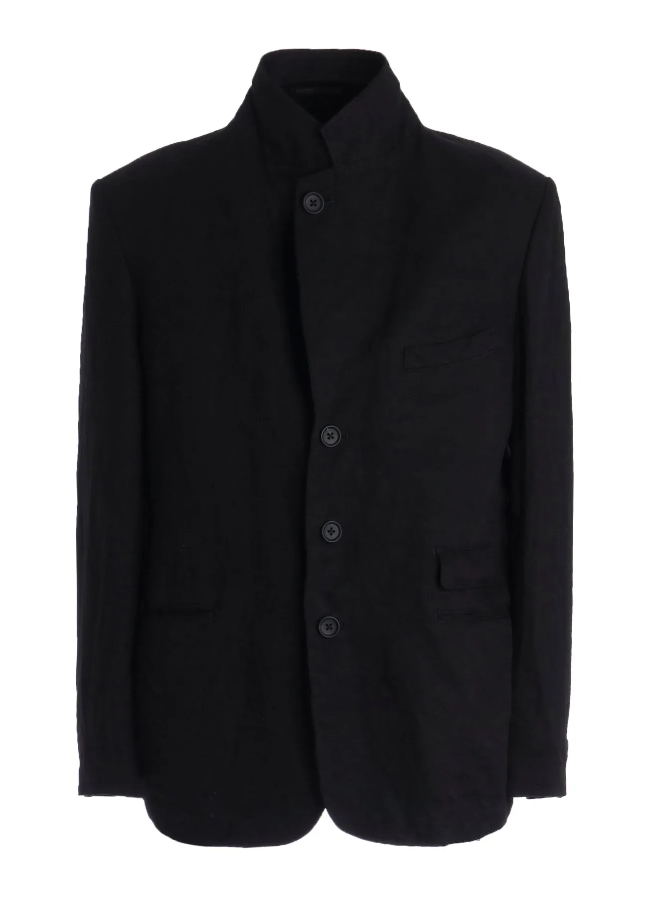 LINEN CHINO JACKET WITH LEFT-SIDE FLAP POCKET sold by Yohji Yamamoto product image thumbnail 3