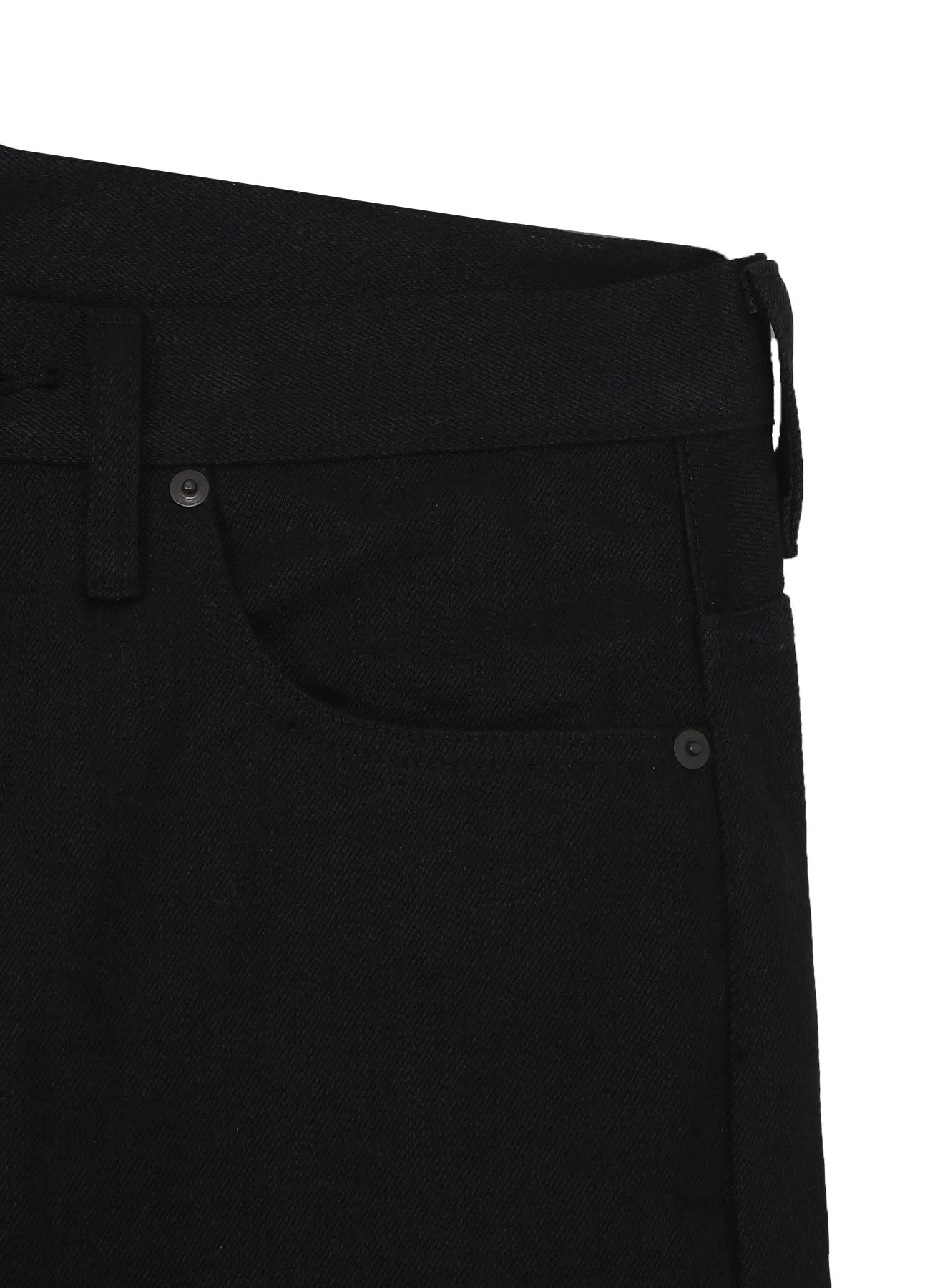 SELVEDGE DENIM 5 POCKETS PANTS BLACK sold by Yohji Yamamoto product image thumbnail 4