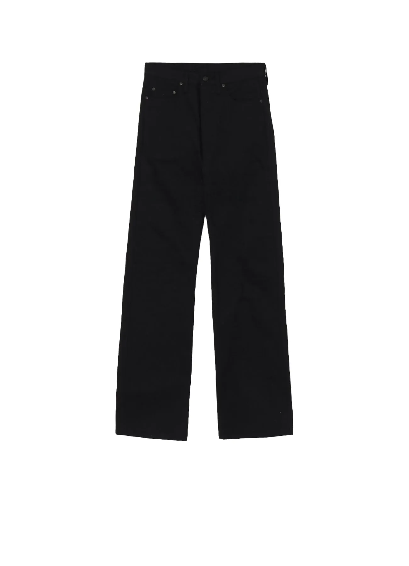 SELVEDGE DENIM 5 POCKETS PANTS BLACK sold by Yohji Yamamoto