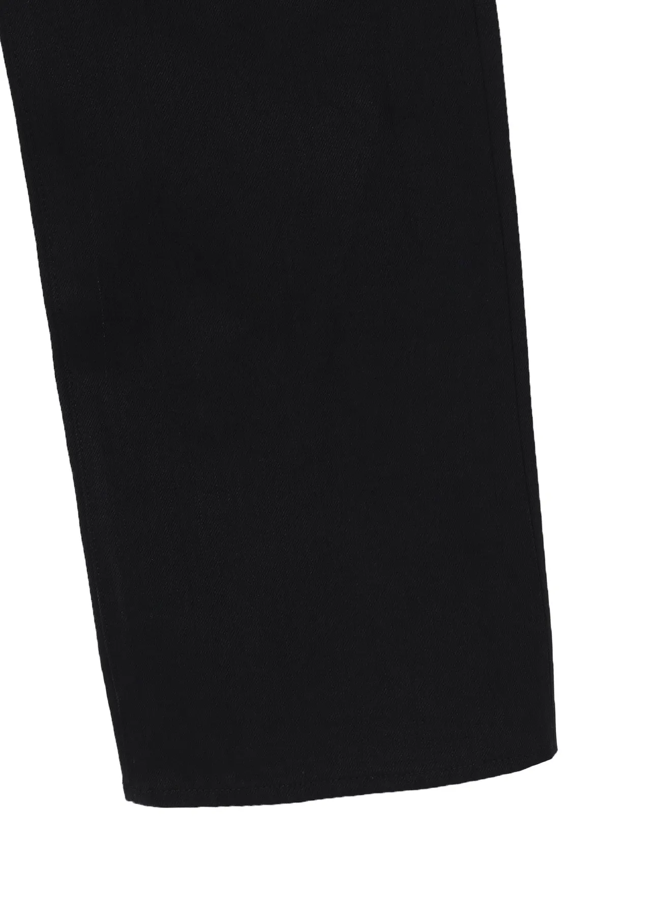 SELVEDGE DENIM SIDE POCKET PANTS BLACK sold by Yohji Yamamoto product image thumbnail 5