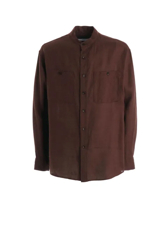 【Y's for men × MASSES】LINEN STAND COLLAR SHIRT made by Yohji Yamamoto