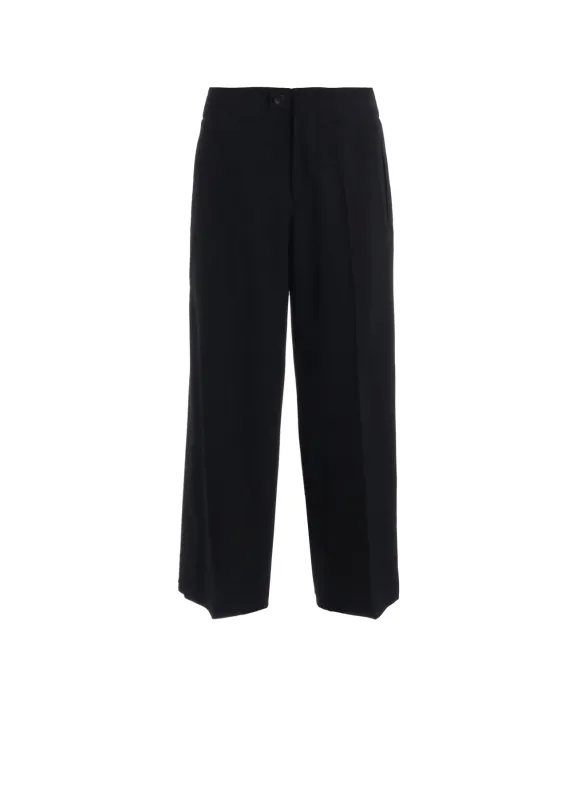 WOOL GABARDINE WIDE PANTS sold by Yohji Yamamoto