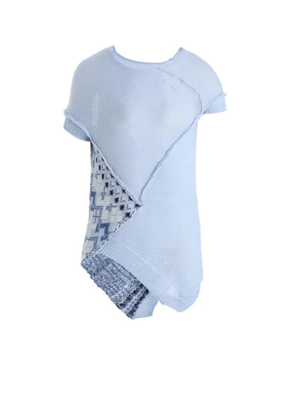 COLOR COMBI JQ PANELED PULLOVER A made by Yohji Yamamoto