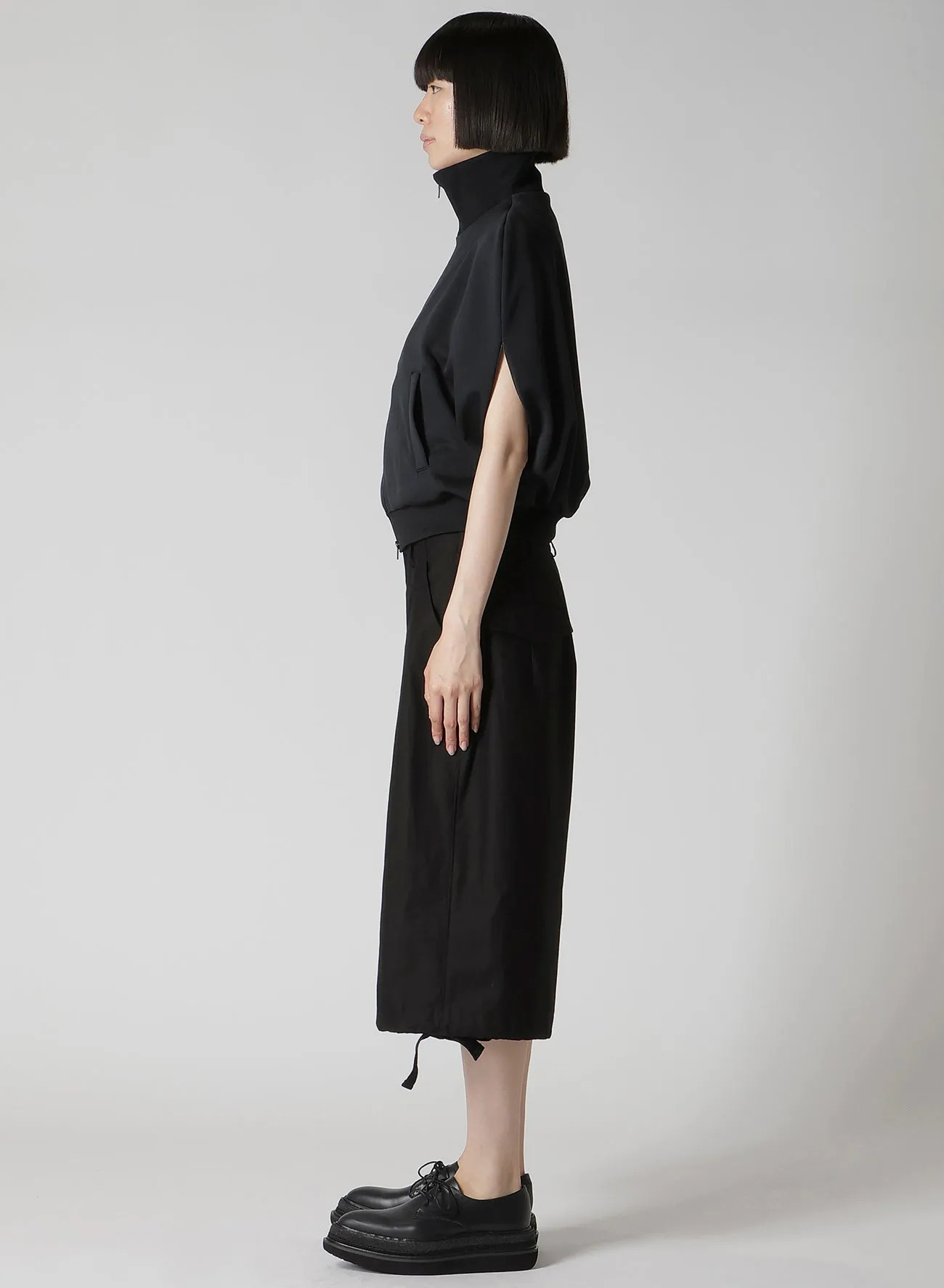 PE INTERLOCK SHORT CAPE sold by Yohji Yamamoto product image thumbnail 4