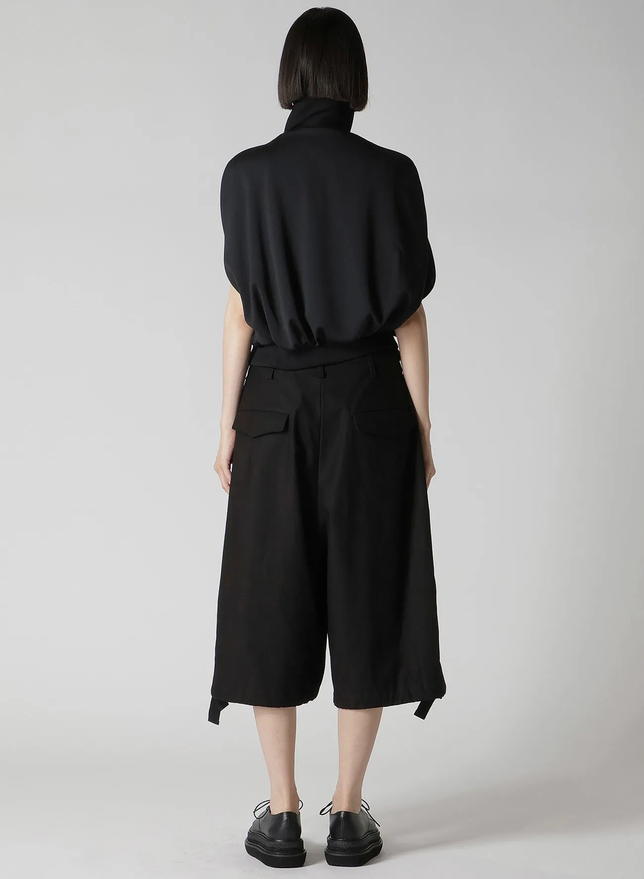 PE INTERLOCK SHORT CAPE sold by Yohji Yamamoto product image thumbnail 5