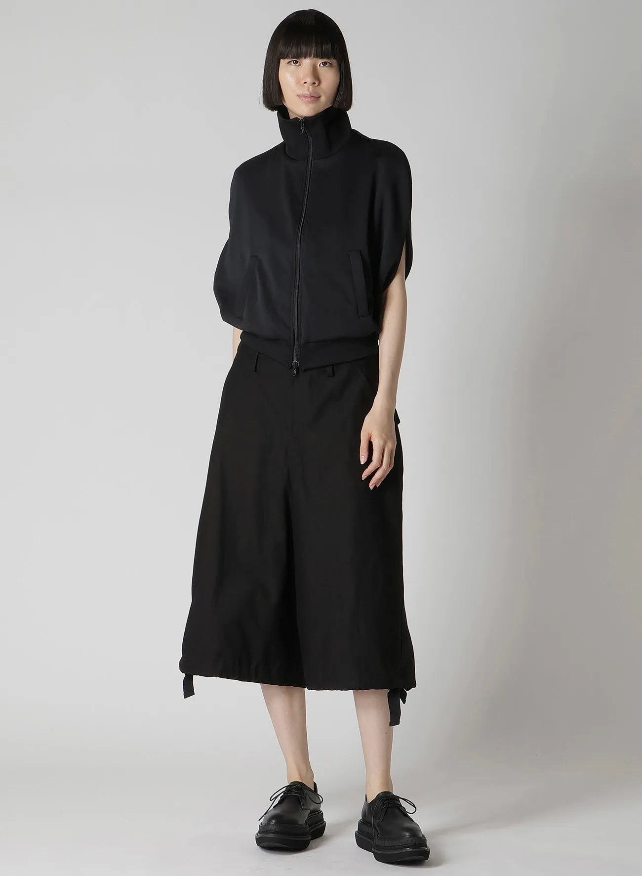 PE INTERLOCK SHORT CAPE sold by Yohji Yamamoto product image thumbnail 3