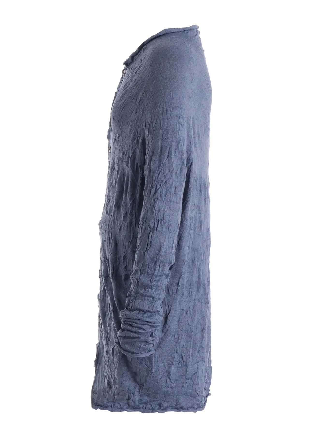 WRINKLED OFF NECK LONG SLEEVE CARDIGAN sold by Yohji Yamamoto product image thumbnail 3