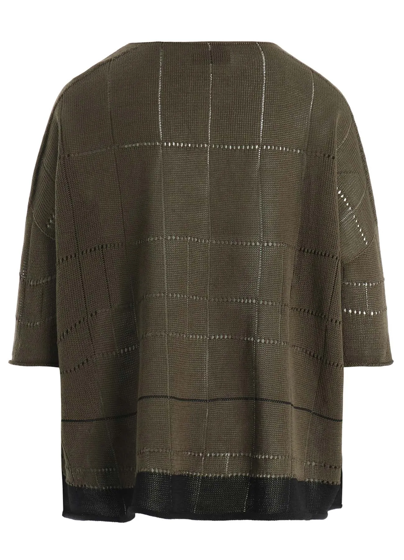 COTTON JERSEY DROP SHOULDER CARDIGAN sold by Yohji Yamamoto product image thumbnail 4