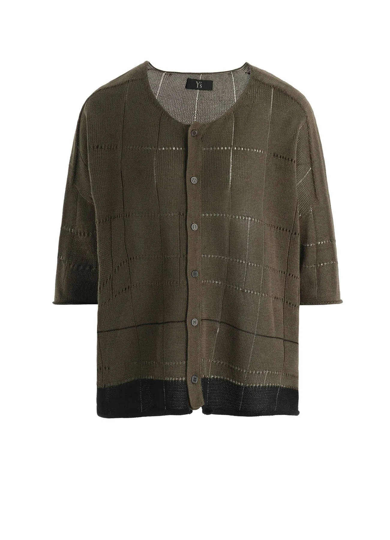 COTTON JERSEY DROP SHOULDER CARDIGAN sold by Yohji Yamamoto