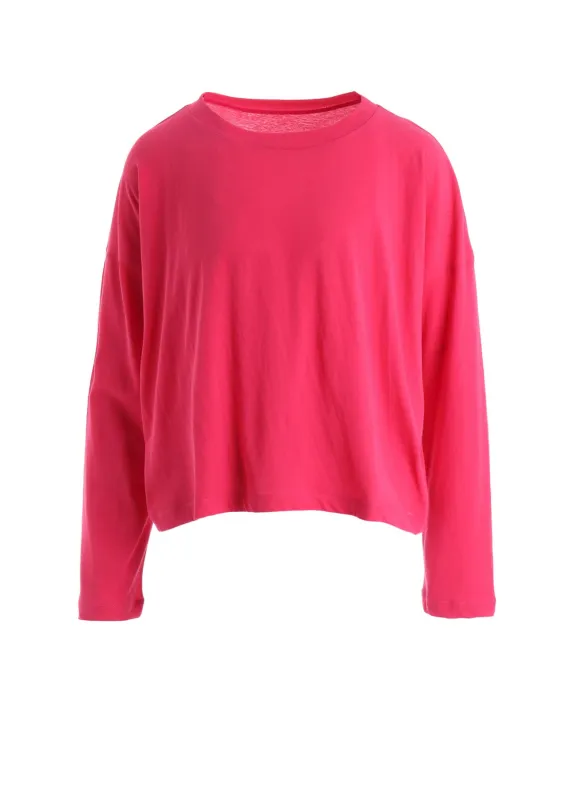 COTTON JERSY CROPED TEE made by Yohji Yamamoto