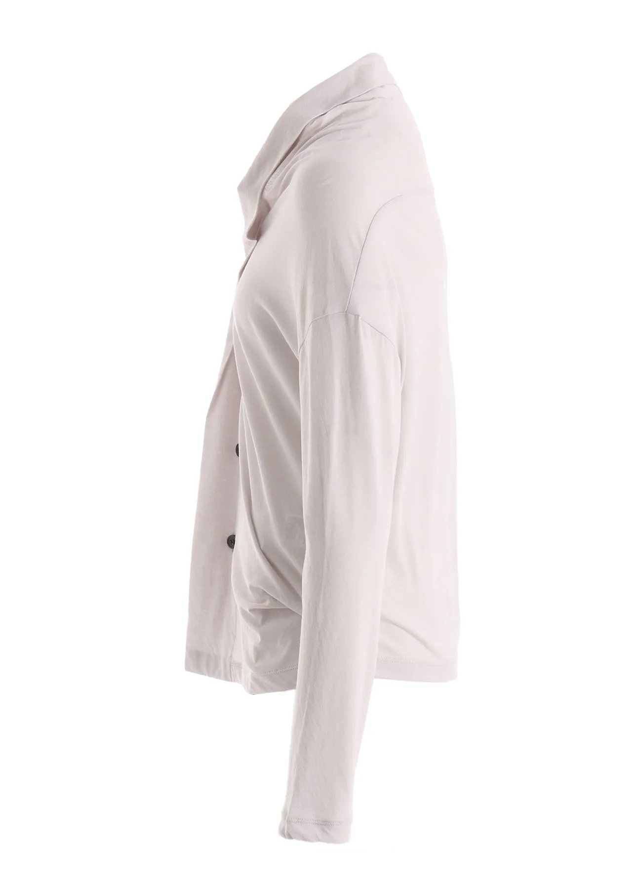 COTTON JERSY FRONT BUTTONS CARDIGAN sold by Yohji Yamamoto product image thumbnail 3