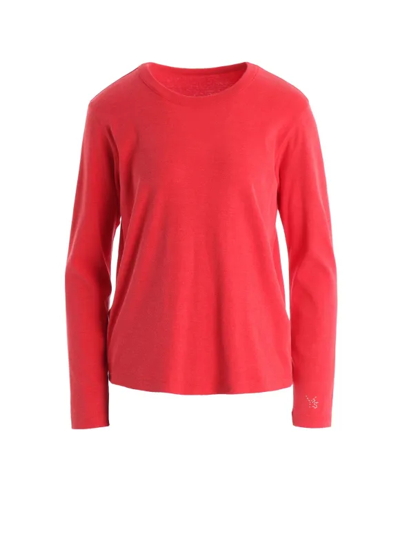 COTTON FRAISE Y'S STITCH LONG SLEEVE T made by Yohji Yamamoto