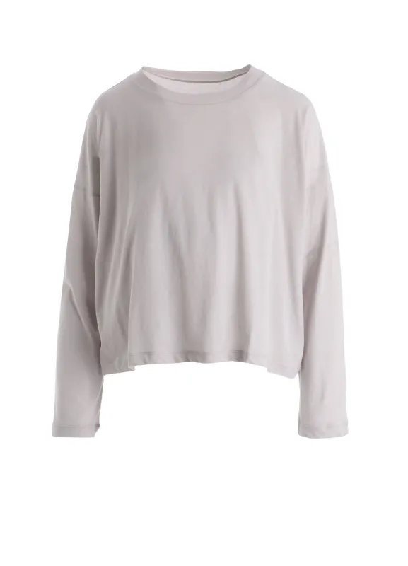 COTTON JERSY CROPED TEE made by Yohji Yamamoto