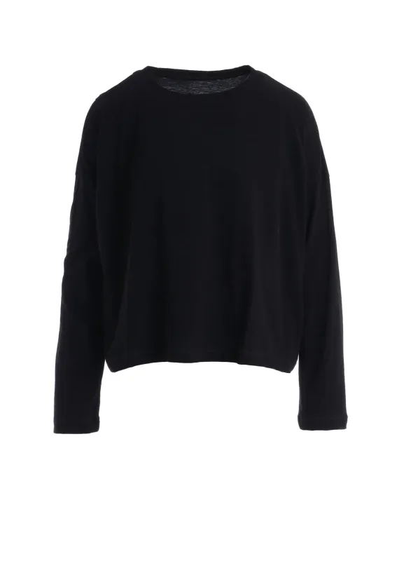 COTTON JERSY CROPED TEE made by Yohji Yamamoto