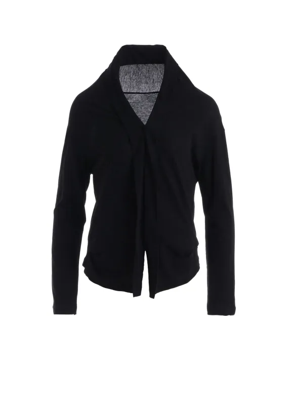 COTTON JERSY FRONT BUTTONS CARDIGAN made by Yohji Yamamoto