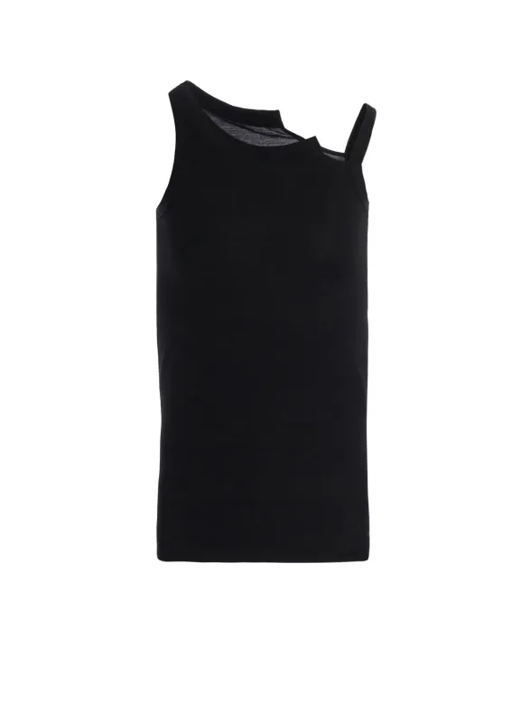 COTTON JERSEY BACKLESS TANKTOP made by Yohji Yamamoto
