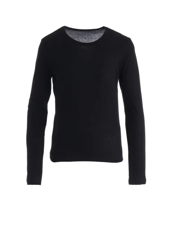 COTTON JERSY LONG SLEEVE TEE made by Yohji Yamamoto