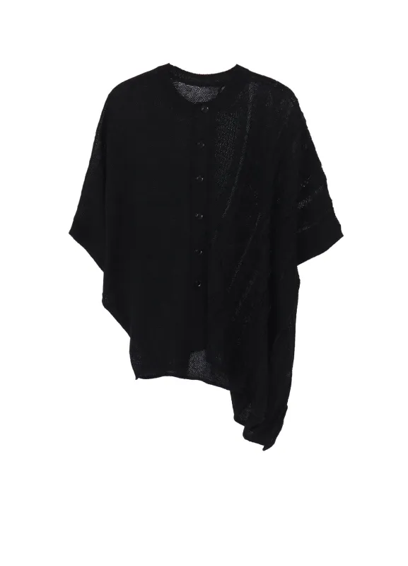 OPEN-WEAVE CABLE-KNIT COAT made by Yohji Yamamoto
