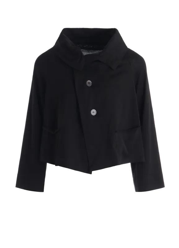 COTTON JERSEY ARRANGED 3-BUTTON JACKET made by Yohji Yamamoto