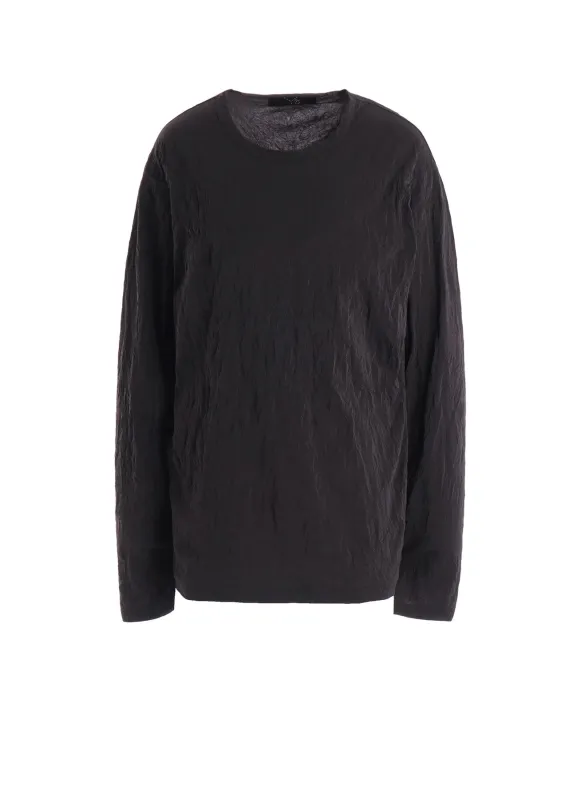WRINKLE JERSEY Y'S STITCH LONG SLEEVE BIG T made by Yohji Yamamoto