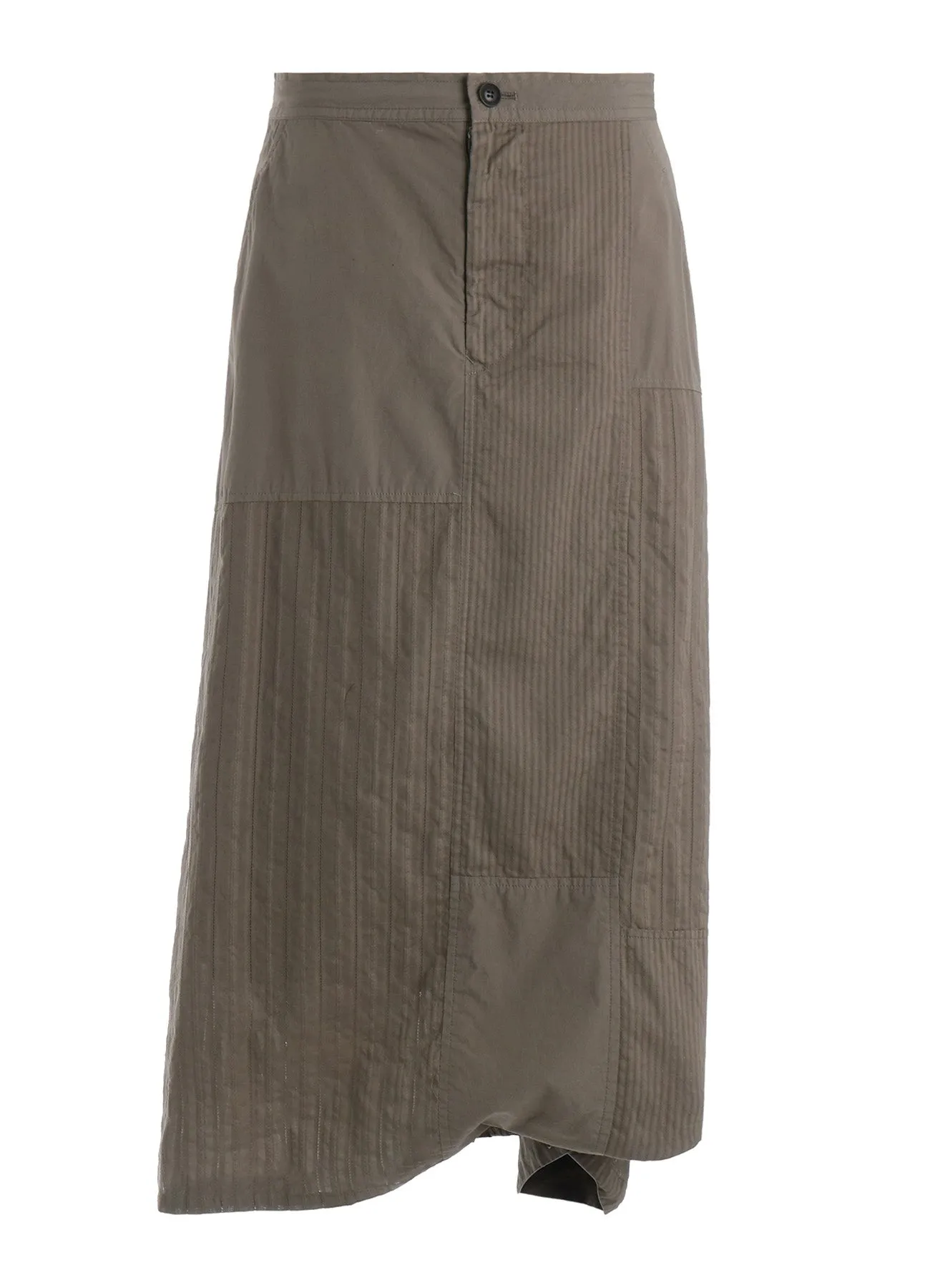 PATCHWORK PATCHED POCKET SKIRT PANTS sold by Yohji Yamamoto product image thumbnail 2