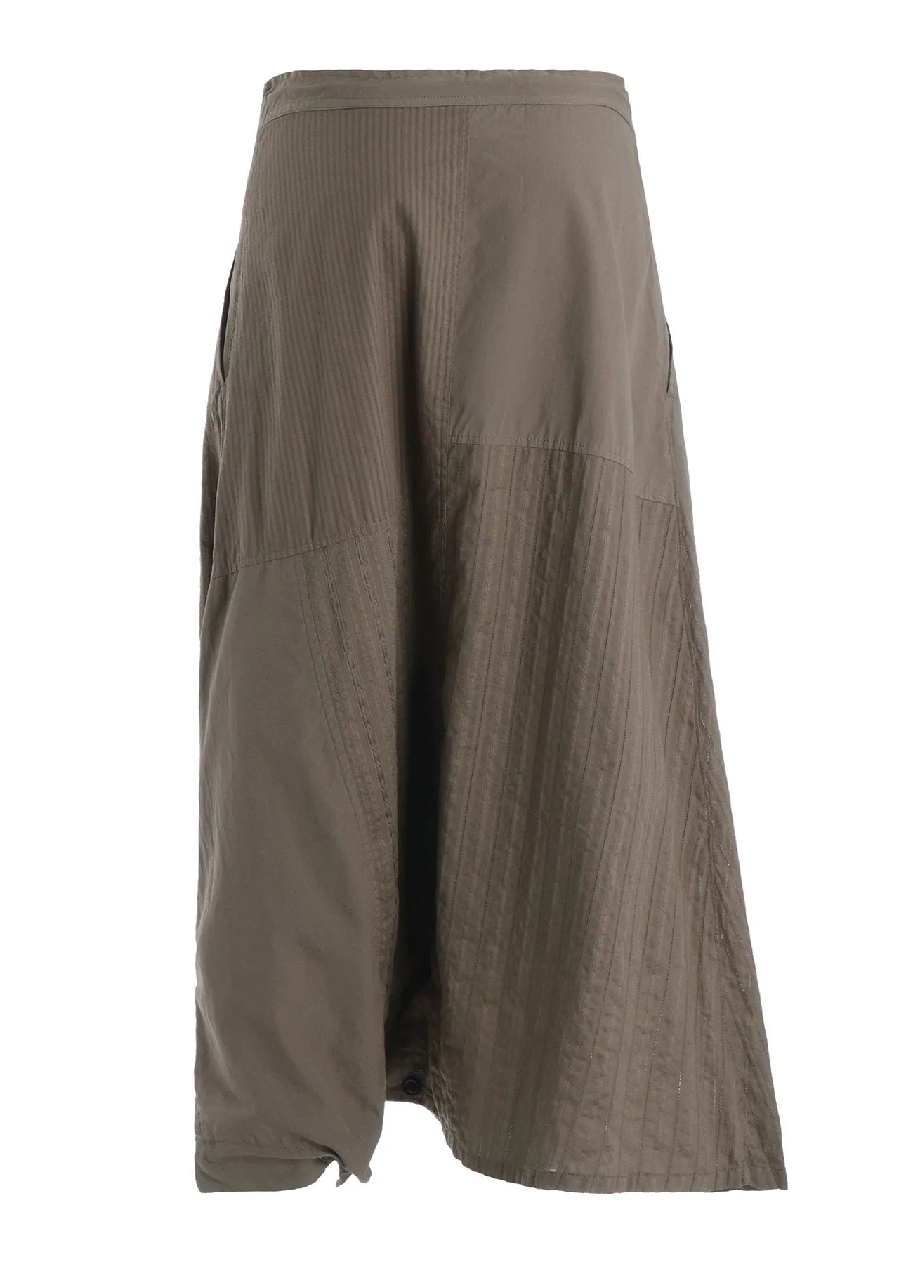 PATCHWORK PATCHED POCKET SKIRT PANTS sold by Yohji Yamamoto product image thumbnail 4