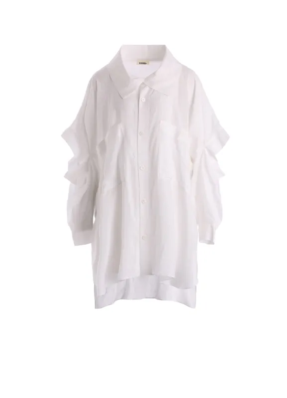 SOFT LAWN ELBOW SLIT LONG SHIRT made by Yohji Yamamoto