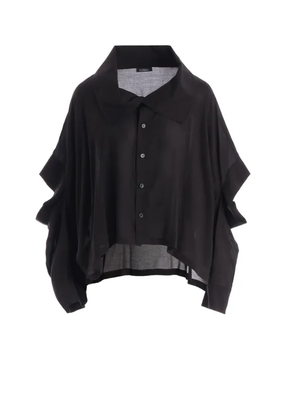 SOFT LAWN ELBOW SLIT SHIRT made by Yohji Yamamoto