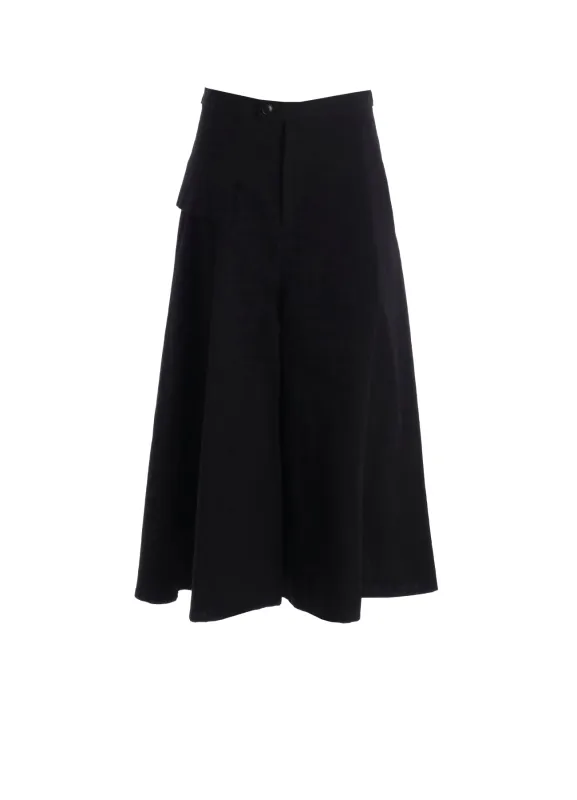 C/Li POPLIN FLARE PANTS made by Yohji Yamamoto
