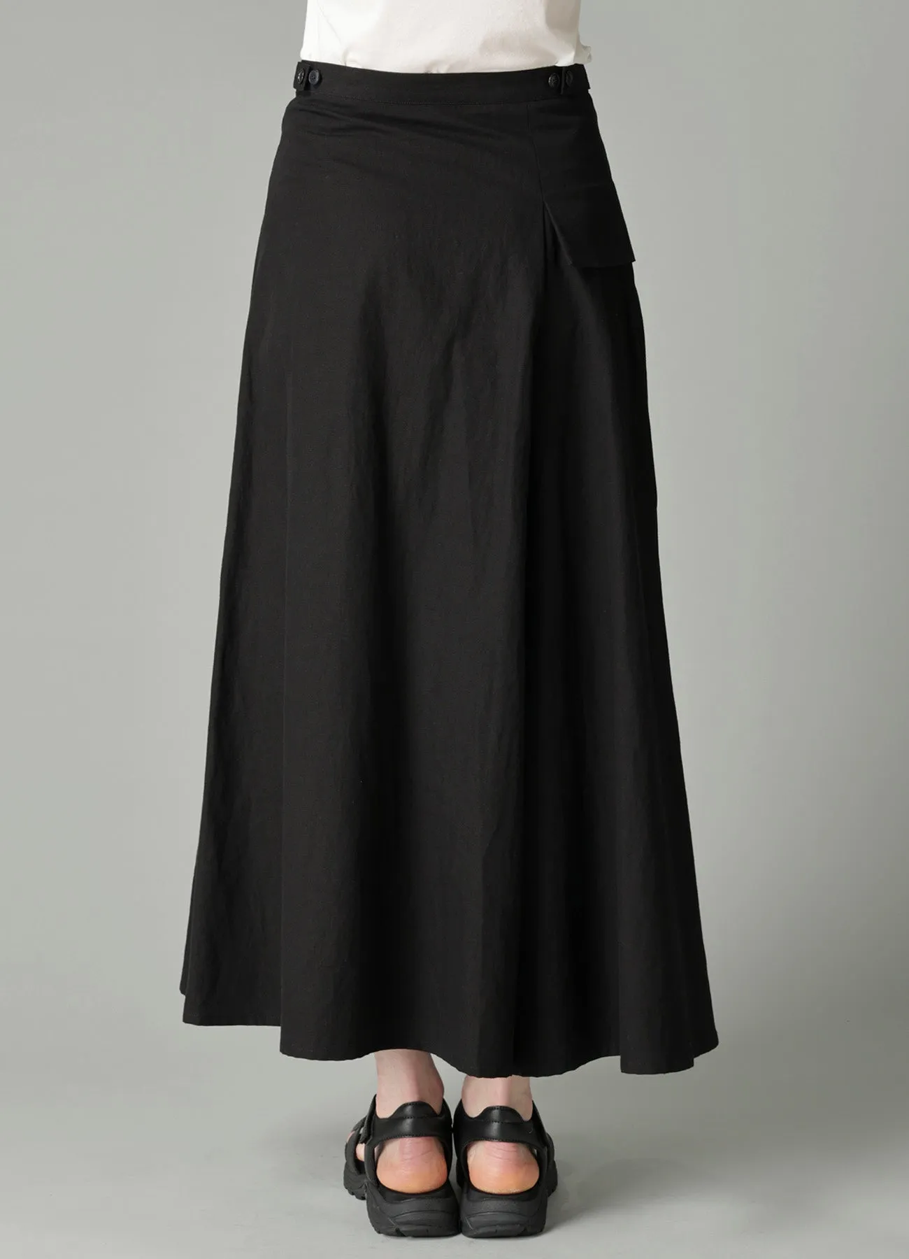 C/Li POPLIN FLARE PANTS sold by Yohji Yamamoto product image thumbnail 5