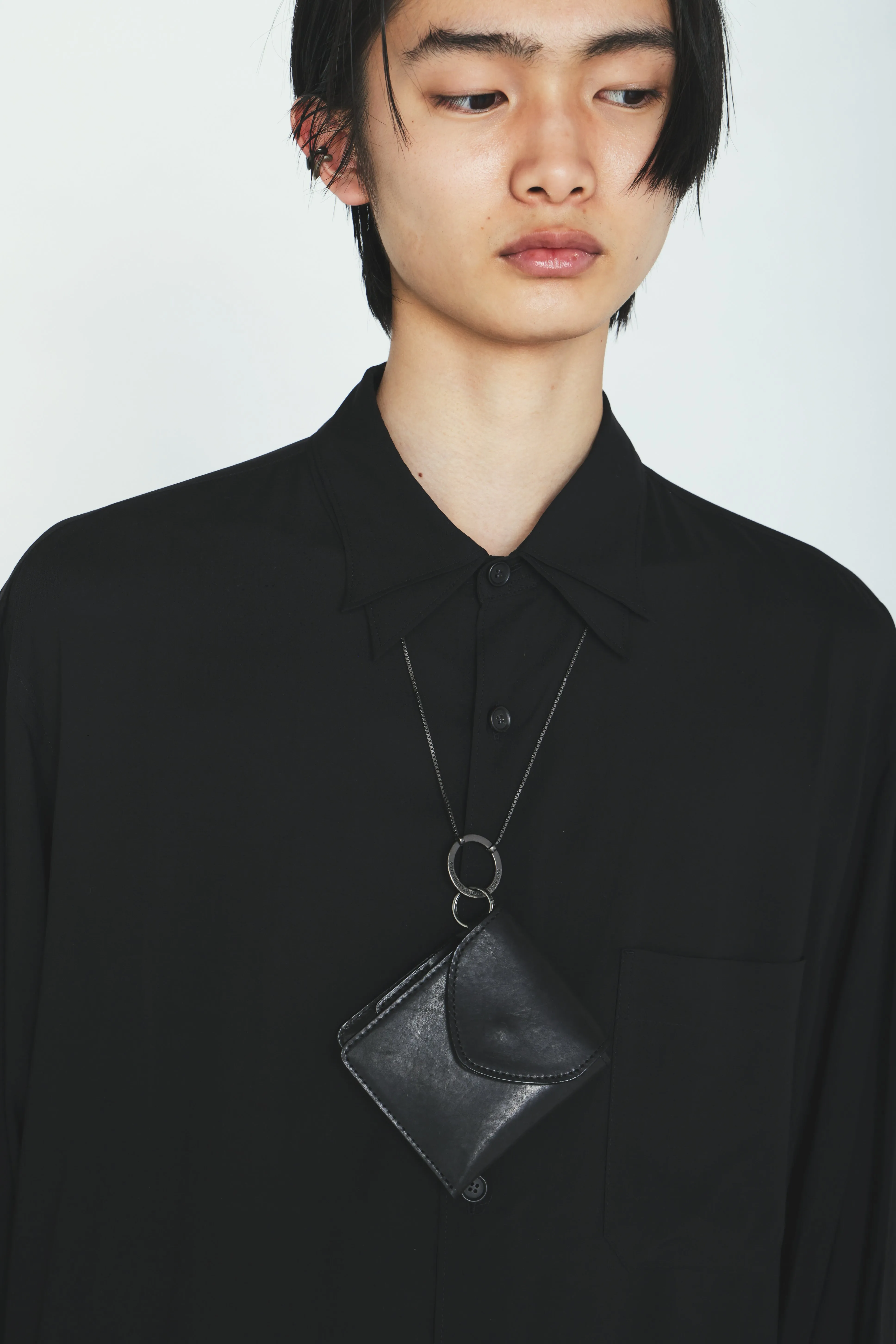 COW LEATHER TWO-FOLD WALLET sold by Yohji Yamamoto product image thumbnail 5