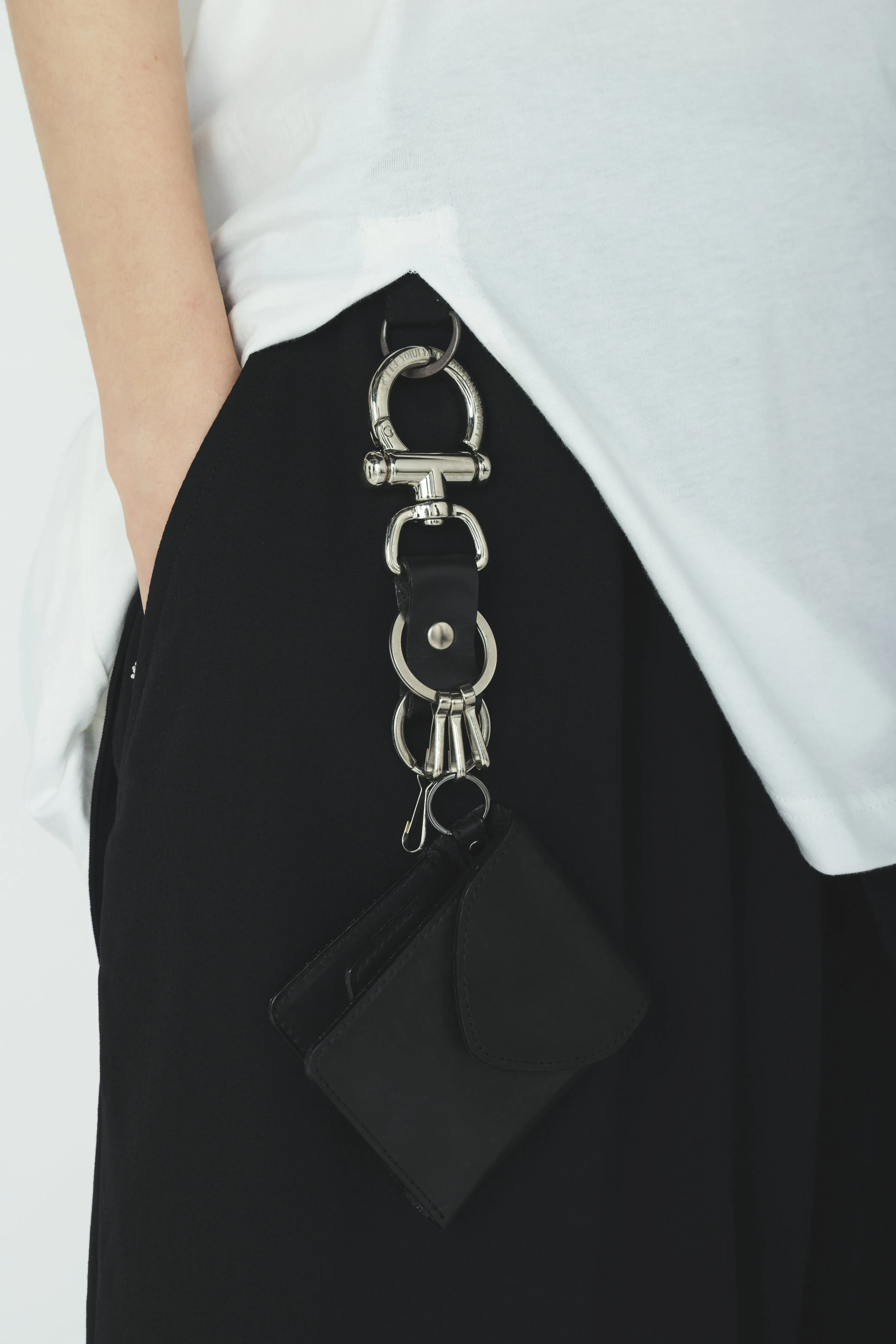 BAR STYLE LEATHER STRAP KEY FLOCK sold by Yohji Yamamoto product image thumbnail 2