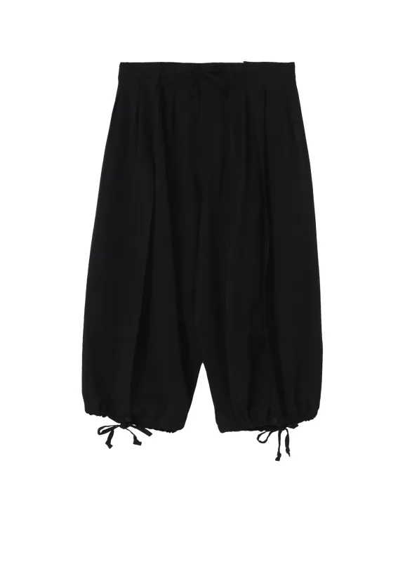 WOOL GABARDINE BOTH SIDES WRAP PANTS made by Yohji Yamamoto