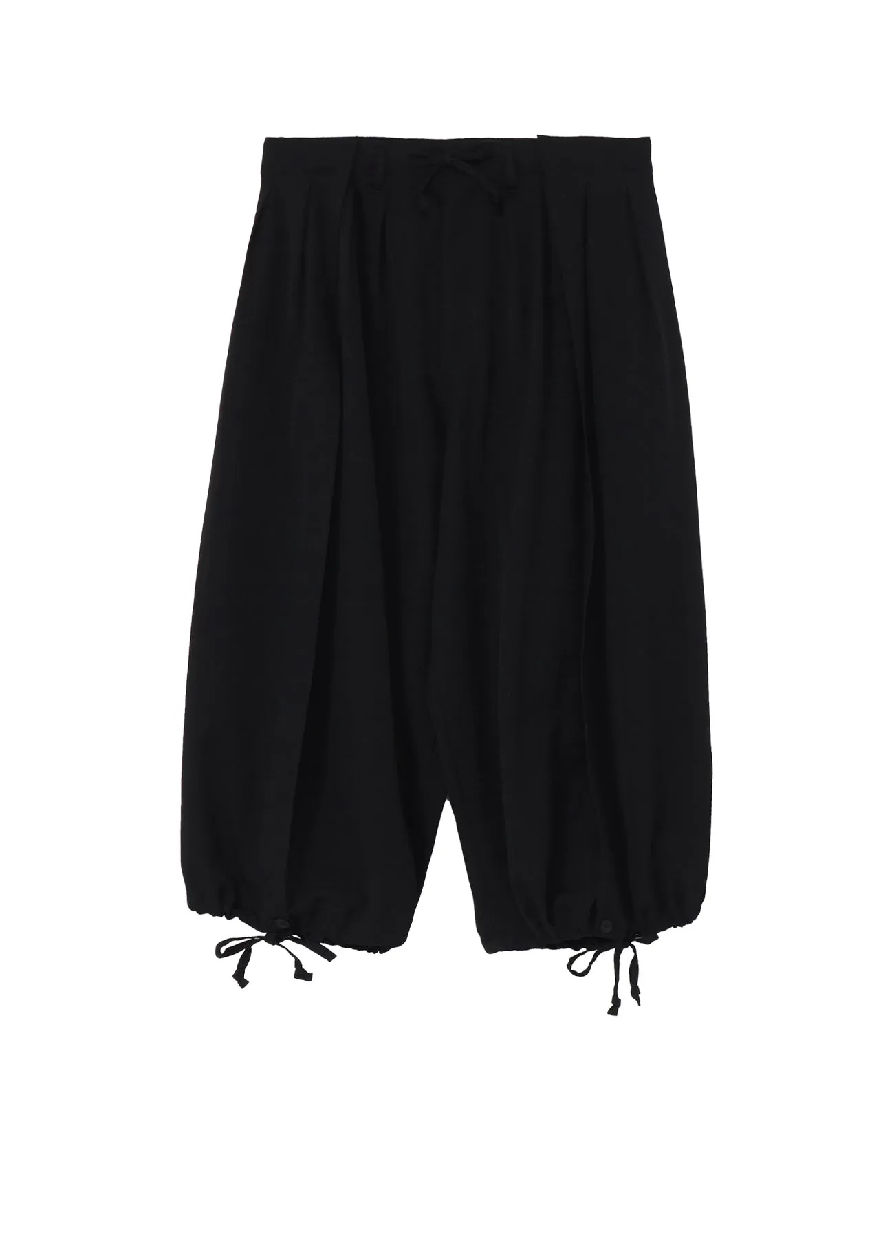 WOOL GABARDINE BOTH SIDES WRAP PANTS sold by Yohji Yamamoto