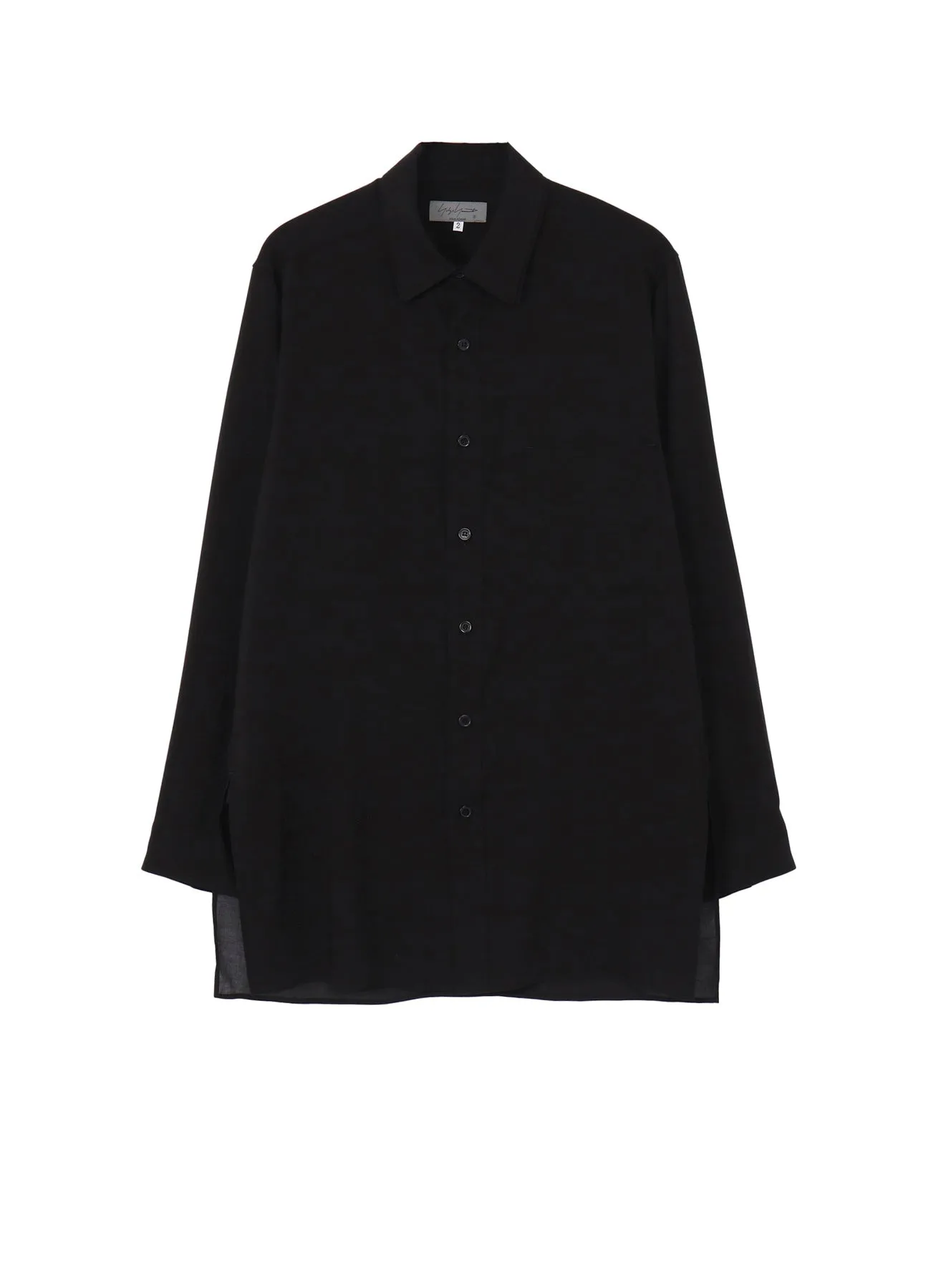 CELLULOSE LAWN DOUBLE COLLAR BLOUSE sold by Yohji Yamamoto