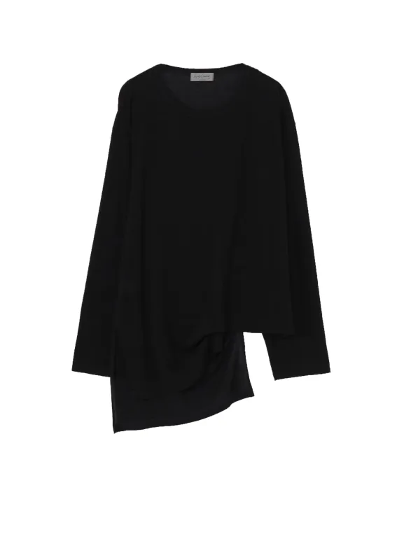 HIGH TWISTED GAS PS ASYMMETRY LONG SLV T made by Yohji Yamamoto